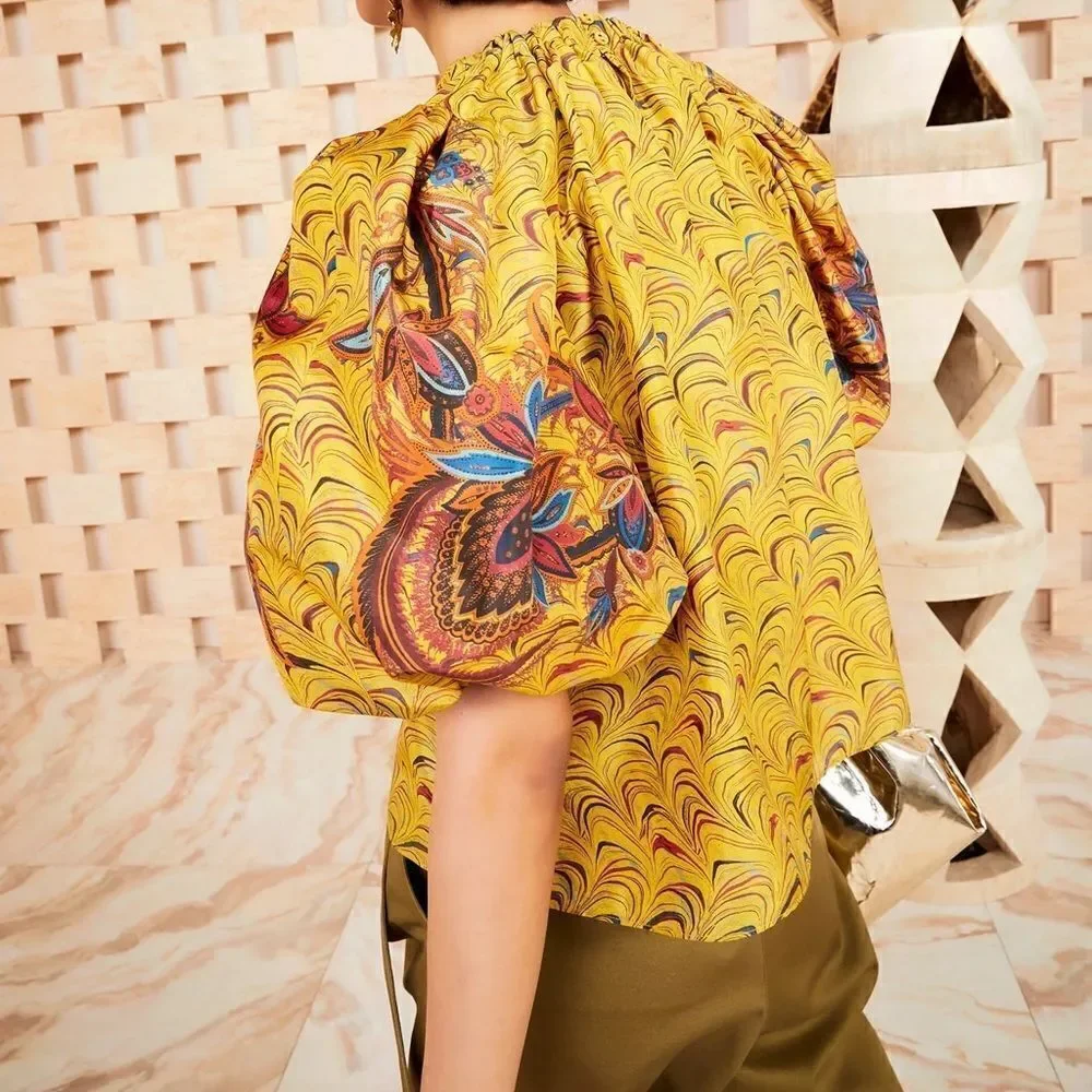 Ulla Johnson Lorena Top Tiger’s Eye